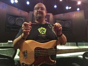 Bill Kaylor with Mogami Cable and Custom P Bass