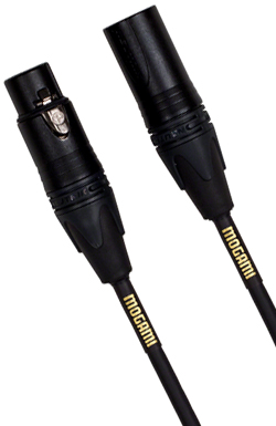 Gold Stage Microphone Cable